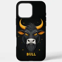 Angry Bull Personalized iPhone 16 Pro Max Case