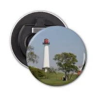 Guiding Lights: Long Beach Lighthouse Serenity Bottle Opener