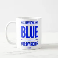 I'm Voting Blue Democrat Coffee Mug