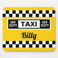 Yellow Taxi Cab Iconic New York Design Mouse Pad