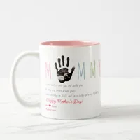 Message from the Bump Ultrasound 1st Mother's Day Two-Tone Coffee Mug