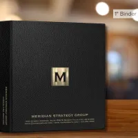 Luxury Gold Monogram Binder