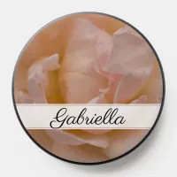 Pale Blush Pink Rose Flower PopSocket