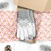 Pink Vintage Watercolor Santa Claus Christmas Tissue Paper