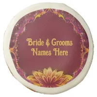 Floral Symphony: Wedding Elegance Collection Sugar Cookie