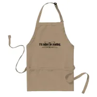 Rather Be Reading | Book Lover Adult Apron