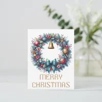 Wreath Christmas Card