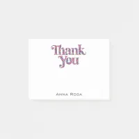 *~* AP85 FloralT hank You Gratitude * Manifest Post-it Notes