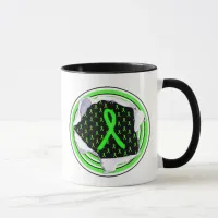 Lyme Disease Warrior Awareness Ribbons Coffee Mug