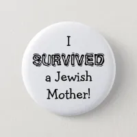 Jewish Humor Button