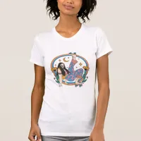 Retro Rollerskate Girl T-Shirt