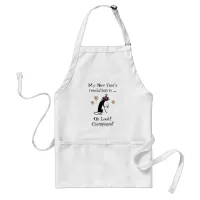 Oh Look! Champagne! New Year's Cat Adult Apron