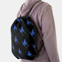 Lunar Moths Drawstring Backpack