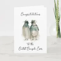 Congratulations on Your Marriage | Cute Penguins Card