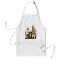 Vintage Fishermen Adult Apron