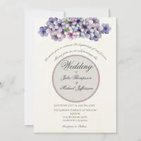 Romantic and Poetic Pastel Lilac Watercolor  Invitation