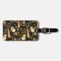 Mariachi Band Instruments Pattern Luggage Tag