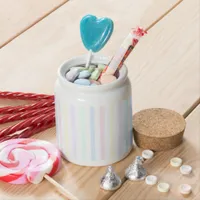 Rainbow Candy Stripe | Sweets And Chocolates Candy Jar