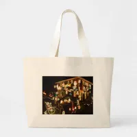 Outdoor Christmas Decorations Large Tote Bag