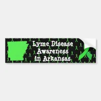 Lyme Disease Awareness in Arkansas Bumper Sticker