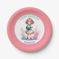 Bowling Party Girl's Anime Birthday Personalized  ...
