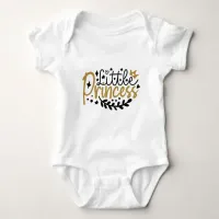 Little Princess Typography Baby Bodysuit