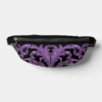 Elegant, Ornate Antique Purple Fanny Pack