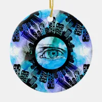 Mystic Elegance in Urban Contemporary Style Ceramic Ornament