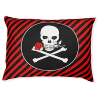 Jolly Roger (Rose) Pet Bed