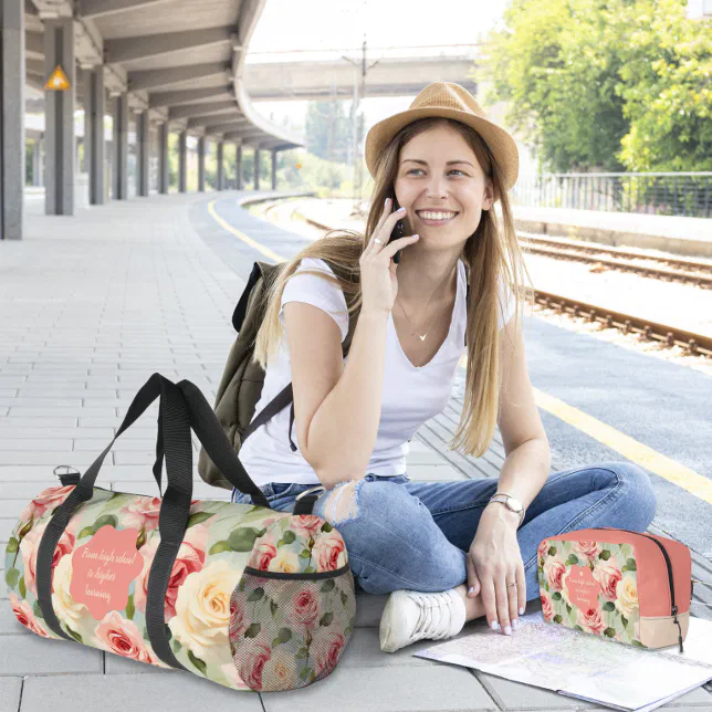 Floral Pattern  Duffle Bag