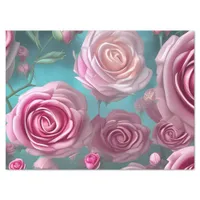 Gorgeous rose pattern in vintage look    tissue paper