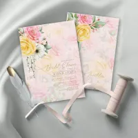 Rose Garden Bridal Shower Multi-Color ID764 Invitation