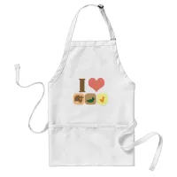 I Love Turducken! Adult Apron