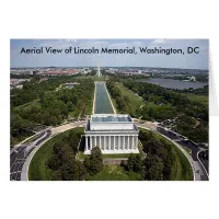 Aerial View of the Lincoln Memorial, Washington, D