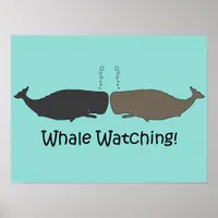 Whale Watching Fun Poster