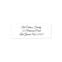 Custom Stamp, Your Name and Address Self-inking Stamp