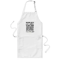 Proud Hockey Mom  Long Apron