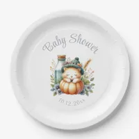 Baby Shower Woodland Animal Paper Plates