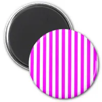 Magenta Stripes Magnet