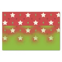 Merry Christmas Stars Pattern Tissue Paper