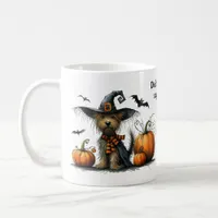 Cute Dog in Witch's Hat Did Someone Say Treat?   Coffee Mug