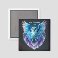 Owl ways Watching Over You fridge Magnet