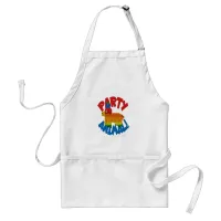 Party Animal So Funny Pinata Cartoon Slogan Adult Apron