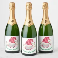 Gnomie Christmas Sparkling Wine Label