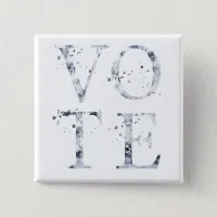 Rustic Blue Vote Button