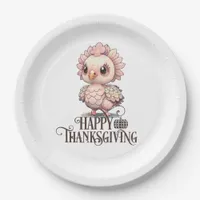 Cute Thanksgiving Turkey Paper Plates