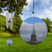 Statue of Liberty NYC illuminated Wind Chime