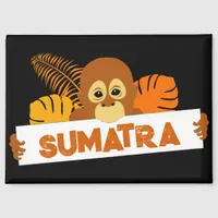 Sumatra Baby Orangutan Magnet