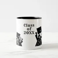 Graduation Group Class of 20XX Two-Tone Coffee Mug