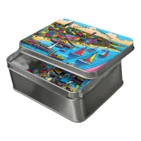 Martha's Vineyard | Colorful Abstract Art Jigsaw Puzzle